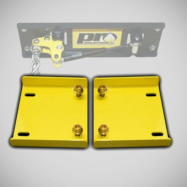 Black/Yellow Pro Mountings Ceiling Mount Extensions