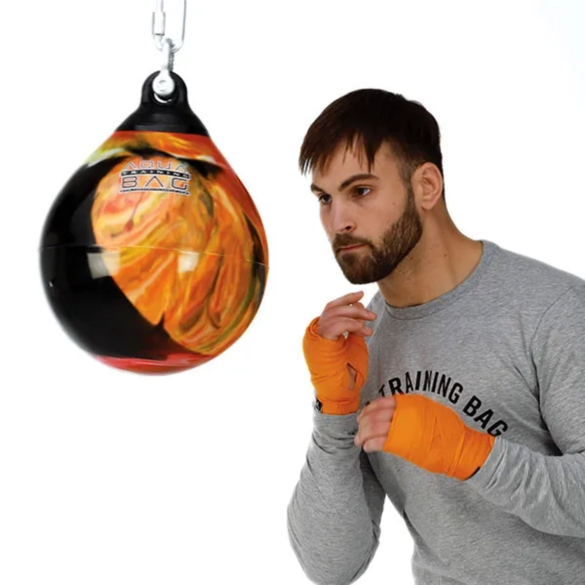 Saco de Boxeo Aqua 21" Fireball Naranja